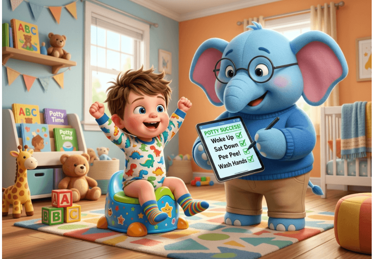 Pirmieji žingsniai savarankiškumo link: mokomės naudotis puoduku rūpestingai ir be streso Pirmieji žingsniai savarankiškumo link: mokomės naudotis puoduku rūpestingai ir be streso