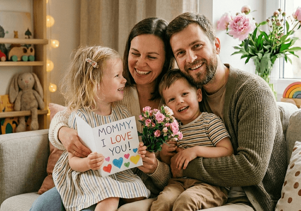 Motinos diena: švenčiame su vaikais šiltai ir nuoširdžiai
