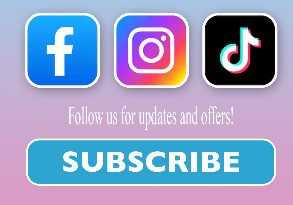 Subscribe to our social media pages!