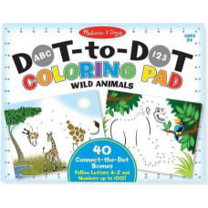 Melissa & Doug Melissa&Doug Coloring Pad Animals Art.19104 Krāsojāmās lapas