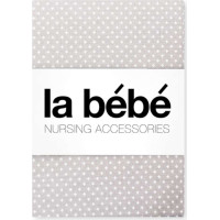 La Bebe ™ Cotton 60x120+12 cm  Art.42502 Pearl Kokvilnas satins palags ar gumiju