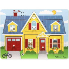 Melissa & Doug Melissa&Doug Sound Puzzles House Art.10734 Koka muzikāla puzle