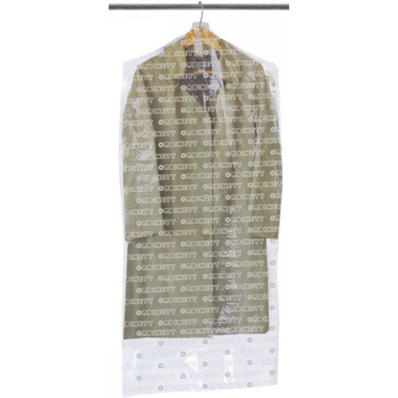 Ordinett Mēteļu plastmasas pārvalki 3 gab.65x140cm