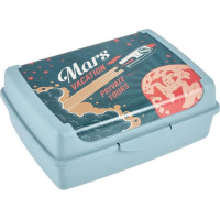 Keeeper Pārtikas uzglabāšanas trauks click-box midi 1L Carla "Space tour" 17x13x7cm zils