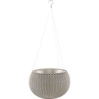 Keter Puķu pods karināms Cozy S With Hanging Set bēšs