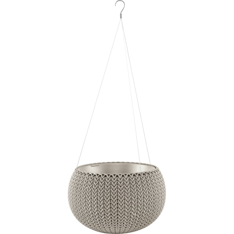 Keter Puķu pods karināms Cozy S With Hanging Set bēšs