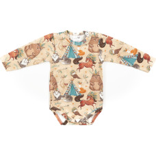 Baby In World BABY 01392 Body niemowlęce dł rękaw Boho Boy 80/86