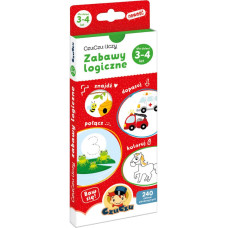 Czuczu 7223263 Książeczka edukacyjna Zabawy Logiczne 3-4l.