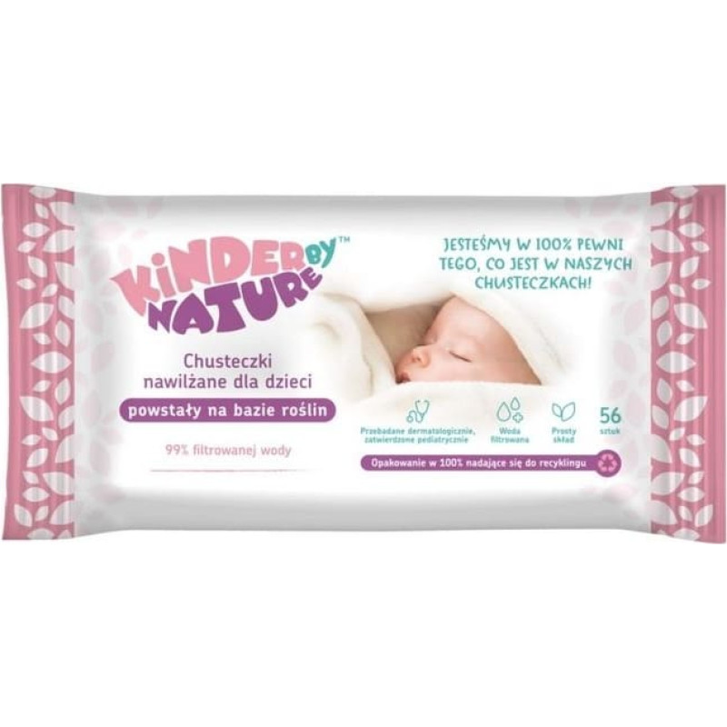 Kinder by Nature wet wipes 56 pcs
