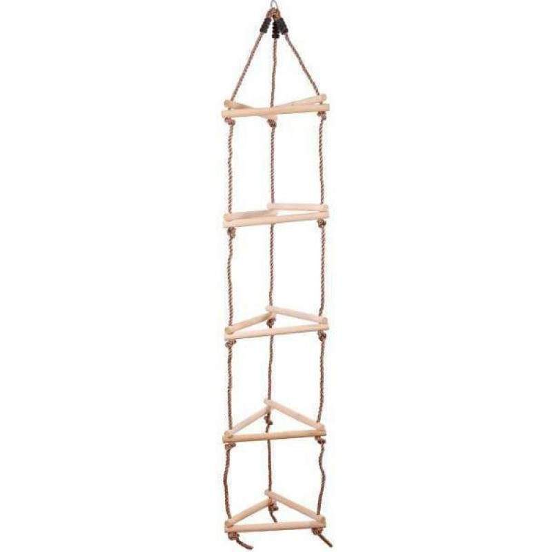 Trīsstūrveida virvju kāpnes