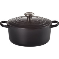 Le Creuset Čuguna katls apaļš Ø24cm / 4,2L matēts melns