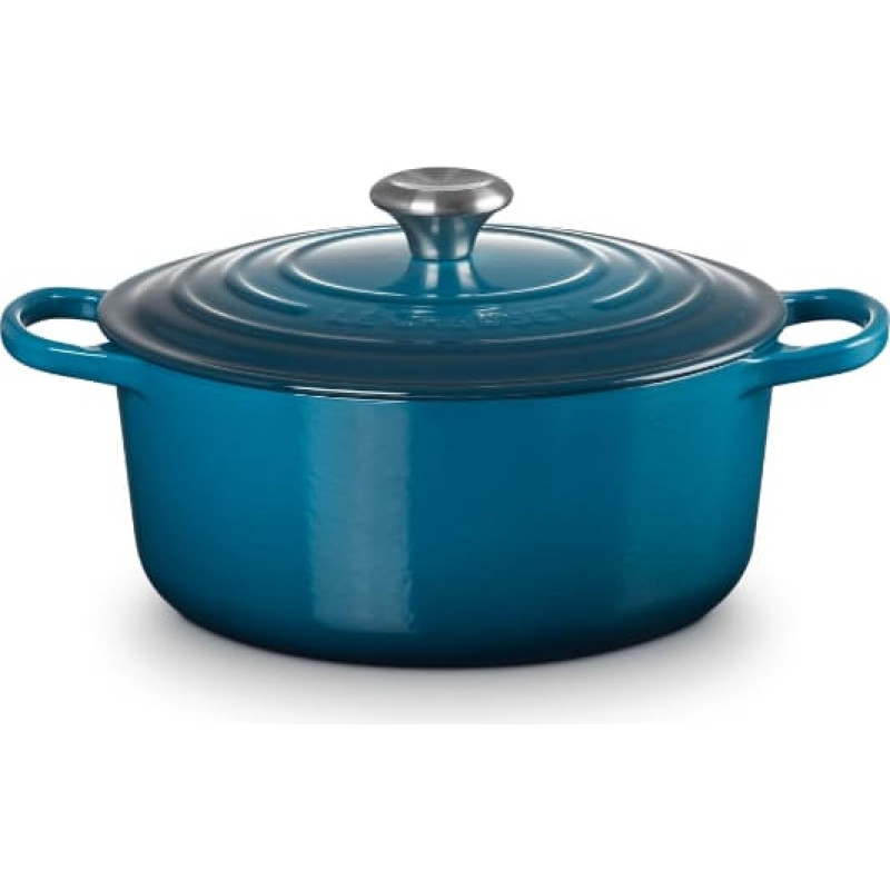 Le Creuset Čuguna katls apaļš Ø26cm / 5,3L zils