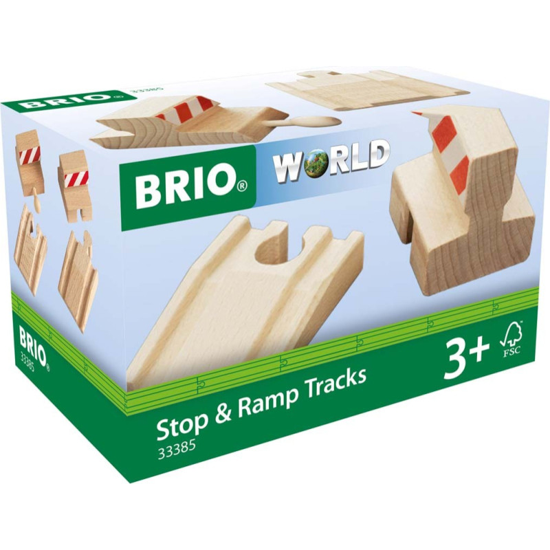 Brio Stop & Ramp Tracks 63338500