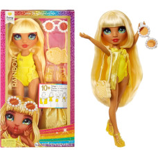 Rainbow High 507284-EUC Rainbow High Swim & Style Fashion Doll- Sunny (Yellow)