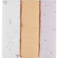 Muslin swaddle set 3 pcs 75x75 cm Hedge-hugs