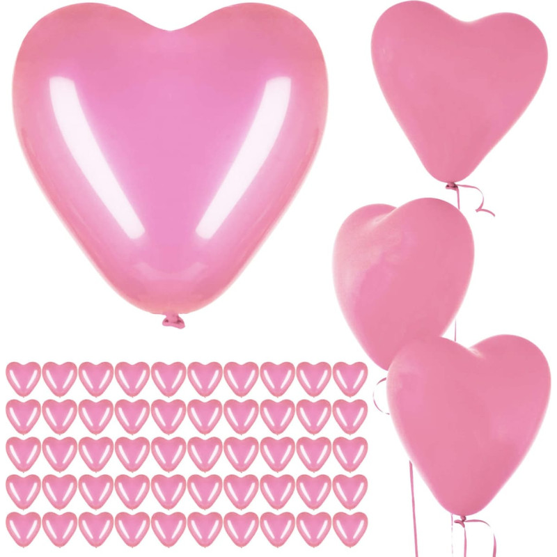 Springos Širdies balionų rinkinys 50 vnt. Springos PS0051