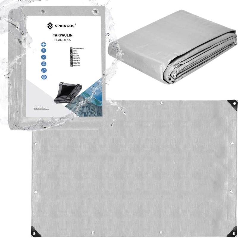 Springos Brezentas Springos GA2149 2x4 m 210 g/m2