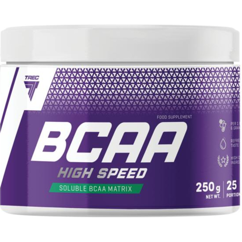 Trec Kiire imenduvusega aminohape TREC BCAA HIGH SPEED COLA 250 g