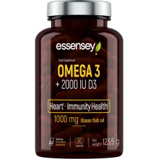 Trec Rasvhape TREC ESSENSEY OMEGA 3 + 2000 IU D3 90 kapslit