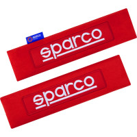 Sparco Seat Belt Pads Set, red