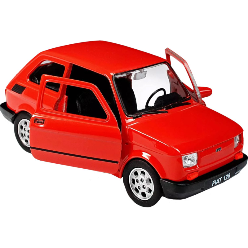 AUTO FIAT 126P MALUCH MIX KOLORÓW 1:34