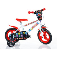 Bimbo Bike Children's bicycle Bimbo Bike 12'' ''MONSTER'', black/ red/ white