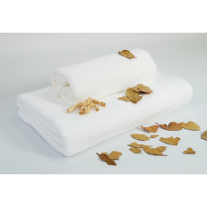 TOWEL LEMON NN 70X140 TERRY WHITE 500G.