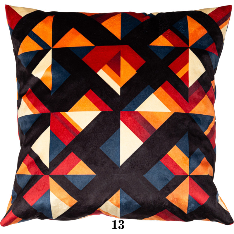 VELVET CUSHION COVER PRINT 40CM X 40CM PDW-013