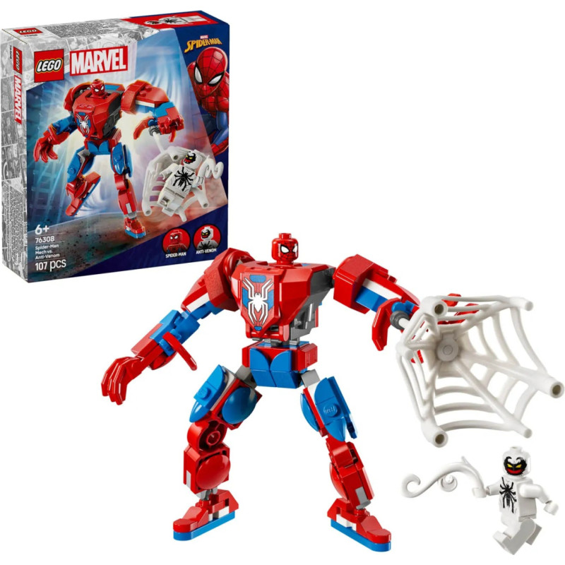 Lego Super Heroes Mech Spider-Mana Kontra Anti-Venom 76308