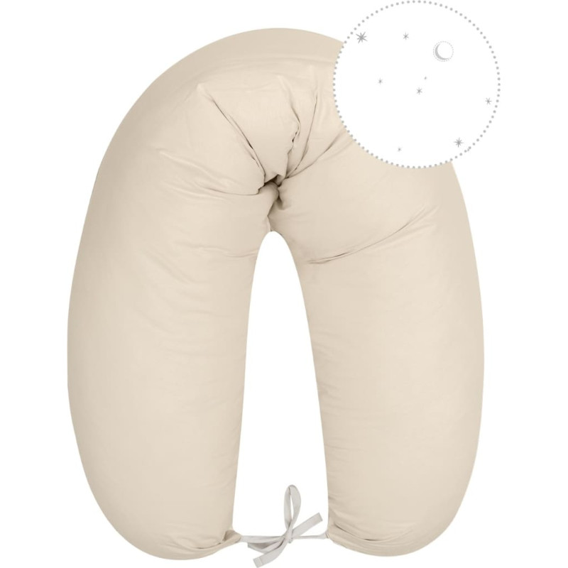 KIKKABOO maitinimo pagalvė - pasaga Dream Big Beige