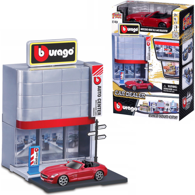 STREET FIRE Bburago City automobilių salonas 1:43