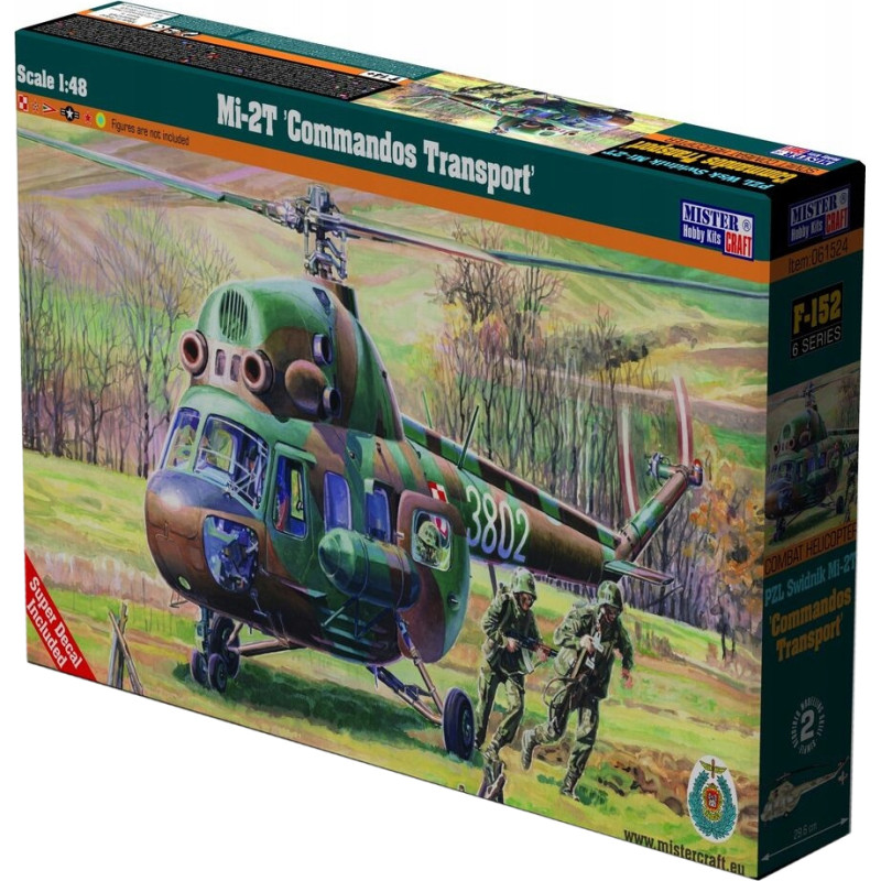 MODEL HELIKOPTER MI-2T COMMANDOS 1:48