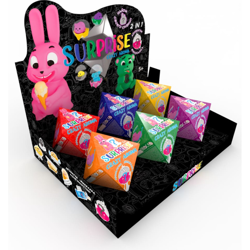 Lovin&rsquo;do Antistresini Slime masė Crazy Aroma SURPRISE+Squish