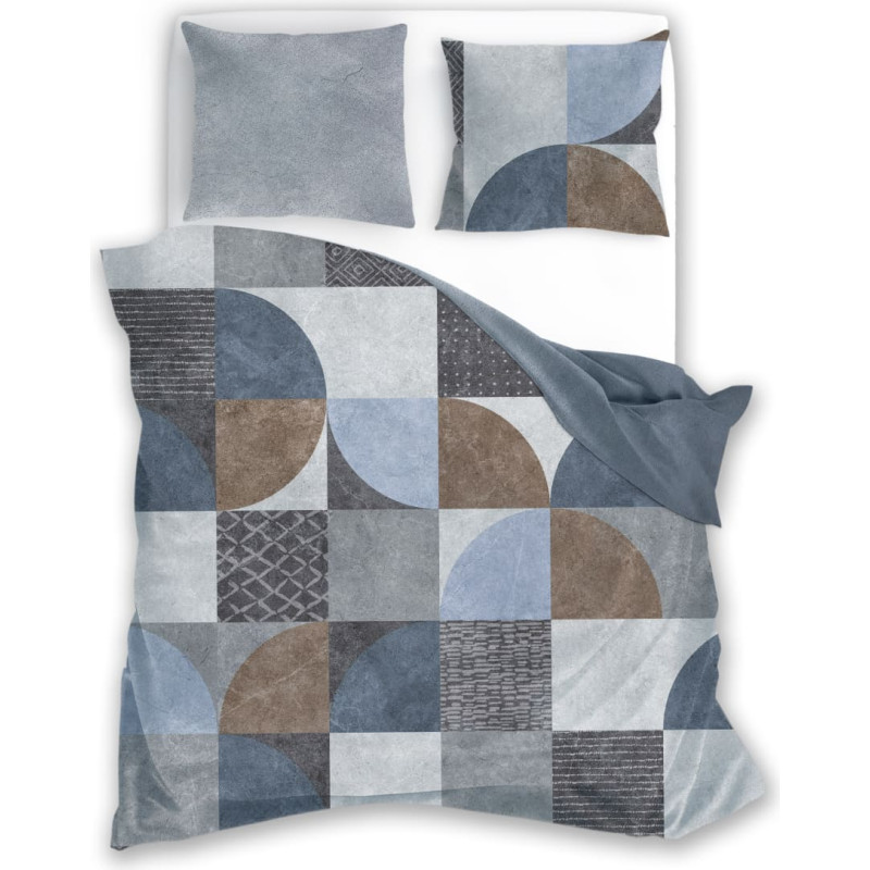 BEDDING SET 140X200+70X90 NOBILE 009 SATYNA BAW.FOTOPRINT