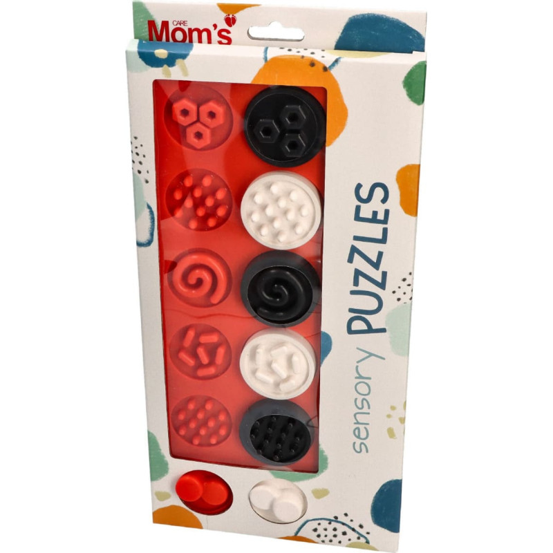 Mom's Care HENCZ 841 Puzzle sensoryczne k&oacute;łeczka XL kontrastowe