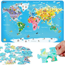 Classic World Puzzle Mapa Świata