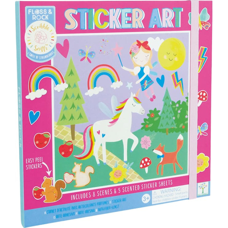 Floss & Rock Knygelė su kvepiančiais lipdukais, Vaivoryk&scaron;tės fėja