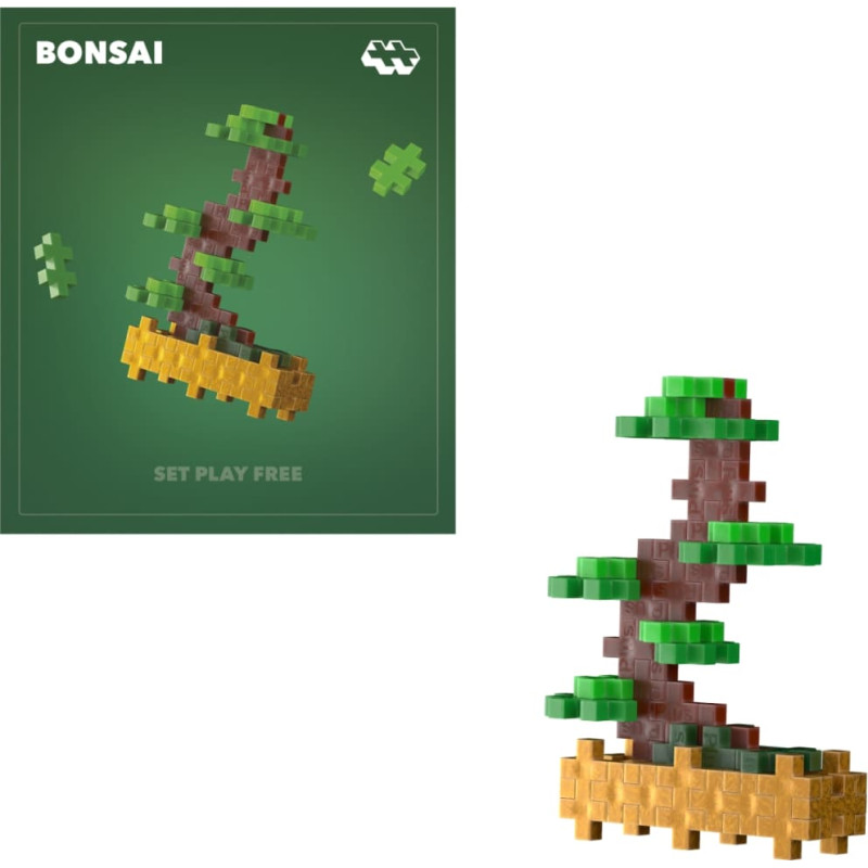 Plus Plus konstruktorius AUGALAI - žaliasis bonsas