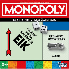 Monopoly Žaidimas &bdquo;Monopolis&ldquo;,  (lietuvių kalba)