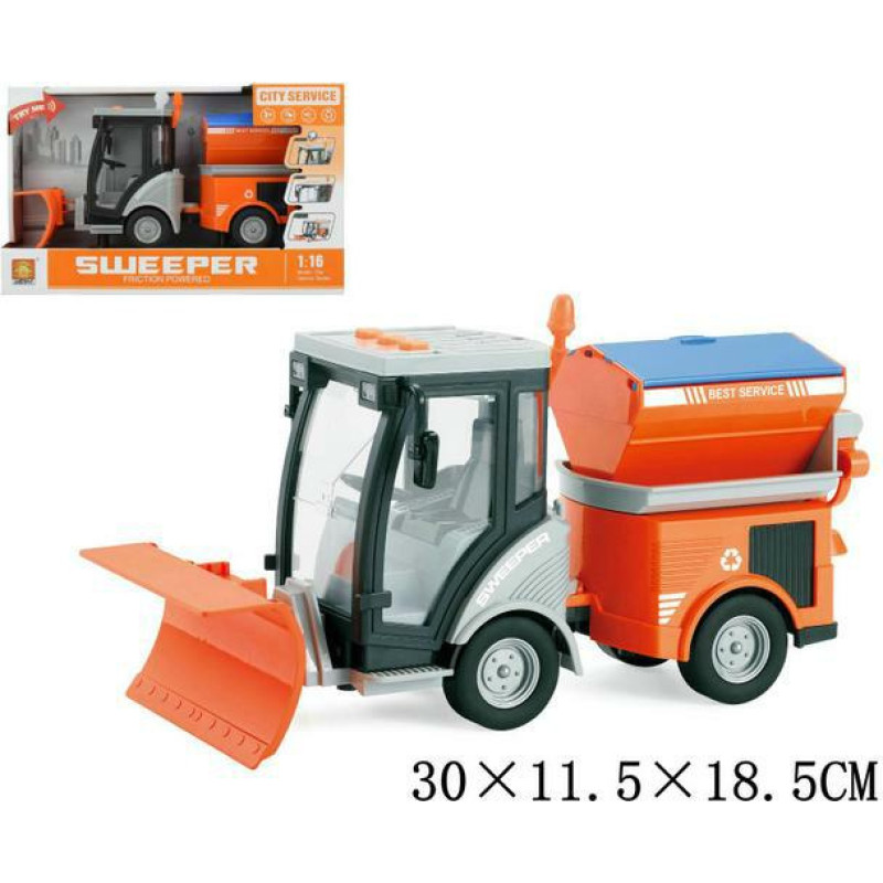 Gazelo Toys 73796 AUTO ZAMIATARKA ŚW.DŻW.