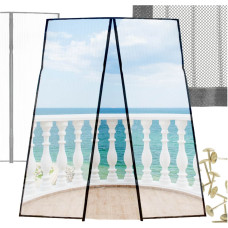 LUARO magnētiskais siets durvīm izturīgs, spēcīgs magnēts 100x210cm