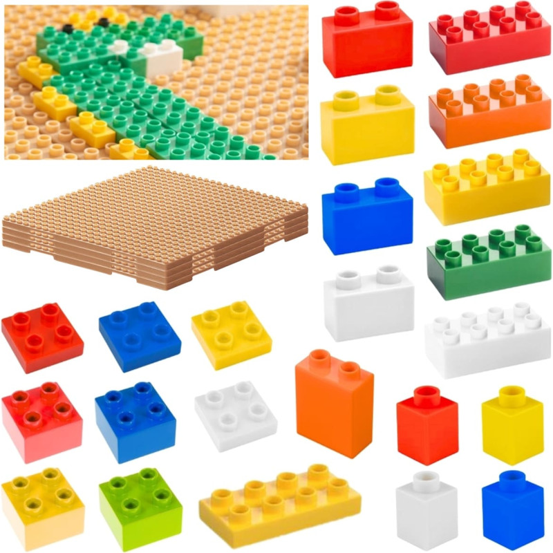 Masterkidz Zestaw Klock&oacute;w Konstrukcyjnych STEM 135 el. z Nakładką na Panel 4 szt.
