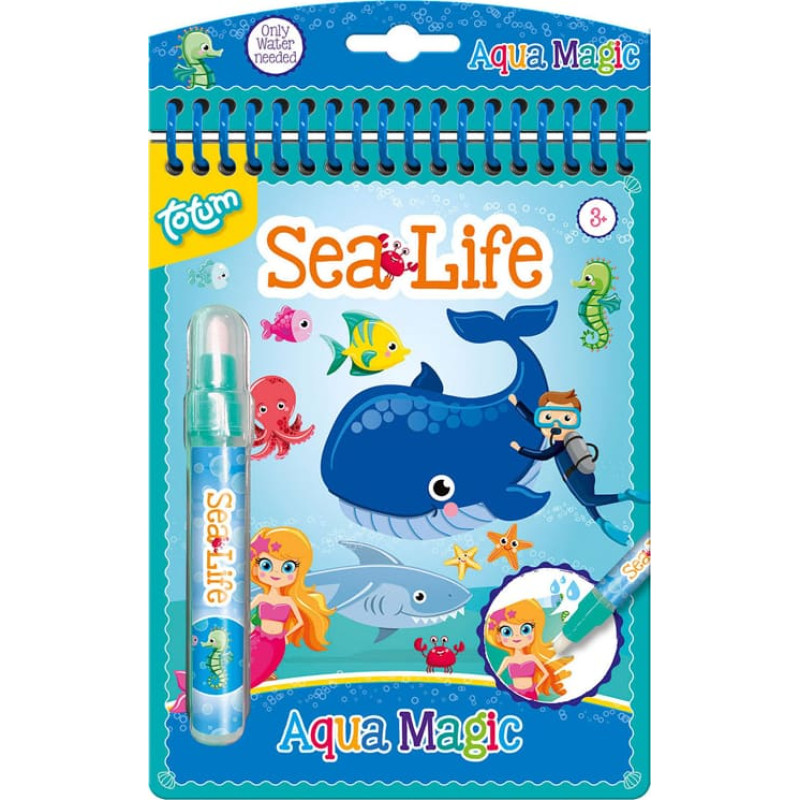 Totum rado&scaron;ais zīmē&scaron;anas komplekts Aqua Magic Sealife, 025790
