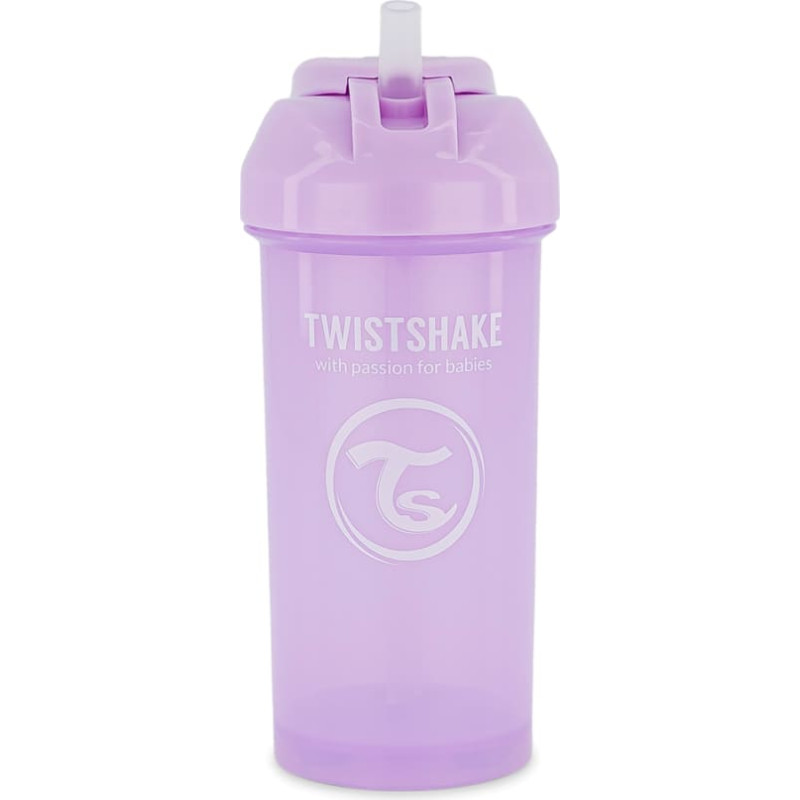 Twistshake Straw Cup 360ml 6+m Pastel Purple 78591