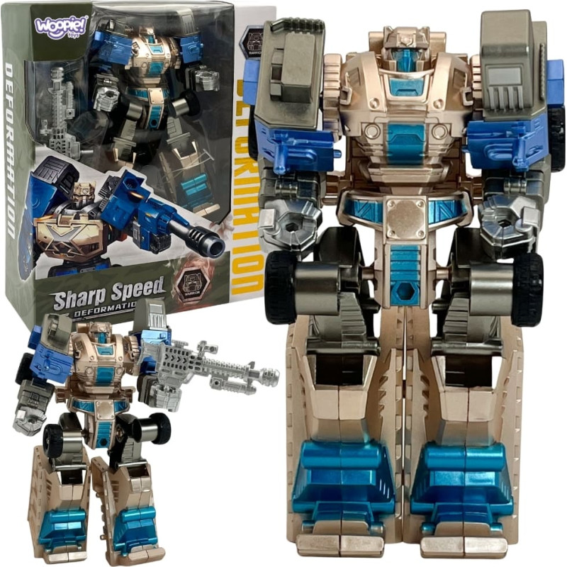 Woopie Robot Transformujący SHARP SPEED 2w1 Ciężar&oacute;wka Bojowa