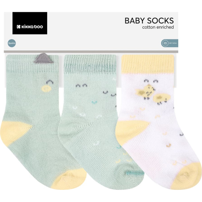 Baby socks with 3D ears Sleepy Sheep 0-6m