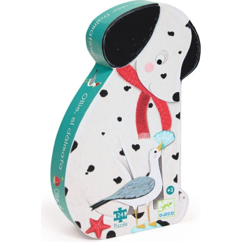 Djeco Siluetų dėlionė - Dalmatinas Ollie (24 detalių)