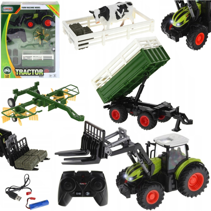 TRAKTOR Z PRZYCZEPĄ NA RADIO