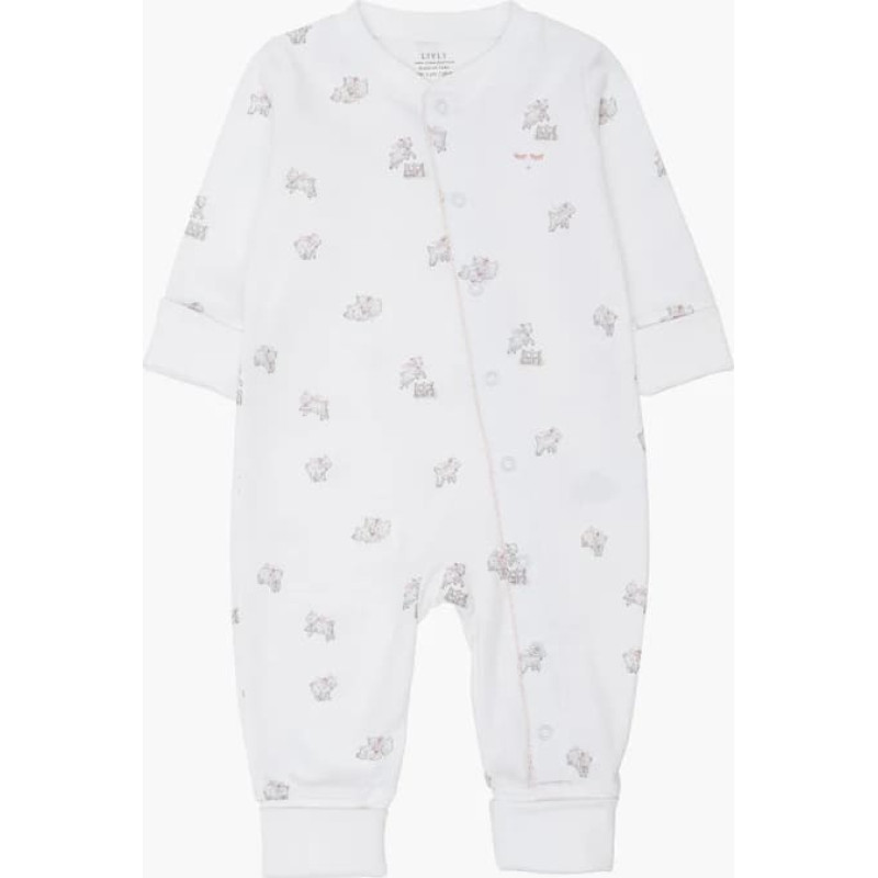 Livly Clothing Rāpulis Livly Counting Sheep Overall Pink