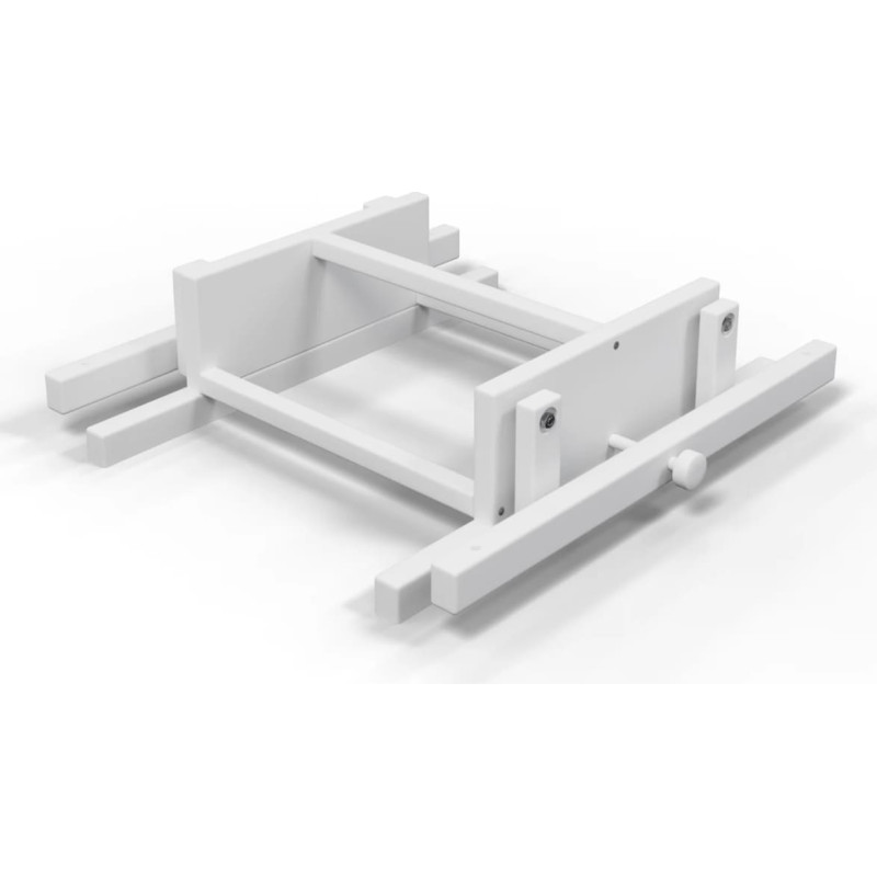 Ingvart skersinis supimo mechanizmas apvaliai/ovalai Smart lovytei white